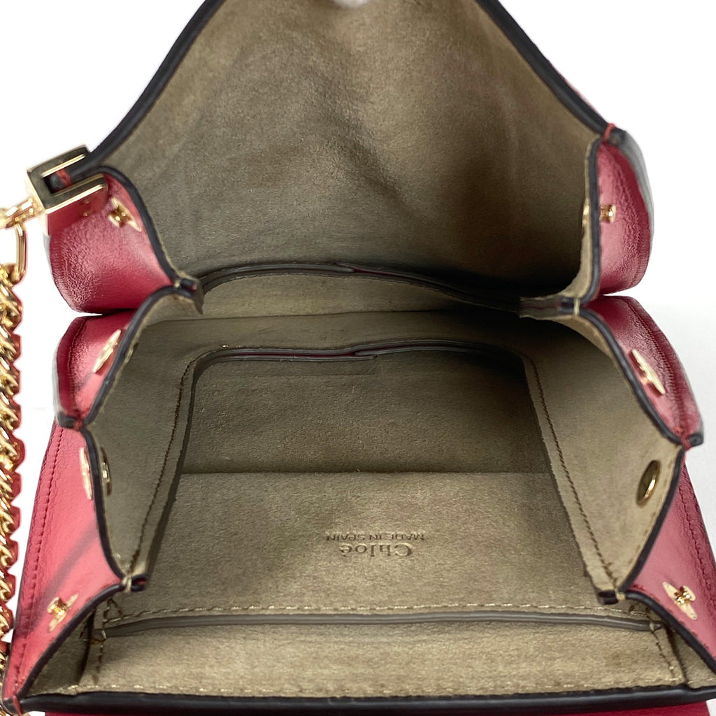 クロエ フェイ ショルダーバッグ 2WAY ハンドバッグ FAYE ショルダーバッグ レザー ピンク レディース 【中古】brbag