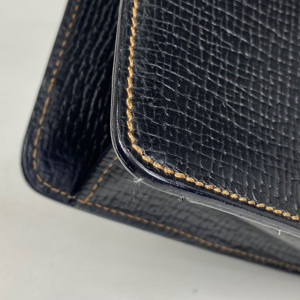ロエベ バルセロナ ハンドバッグ 2WAY ショルダーバッグ ロゴ ハンドバッグ レザー ブラック レディース 【中古】brbag