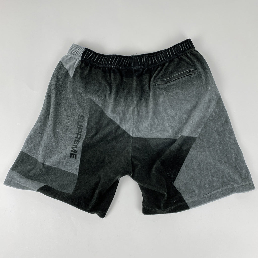 シュプリーム ロゴ ハーフパンツ ショートパンツ ボトムス グレー メンズ 【中古】