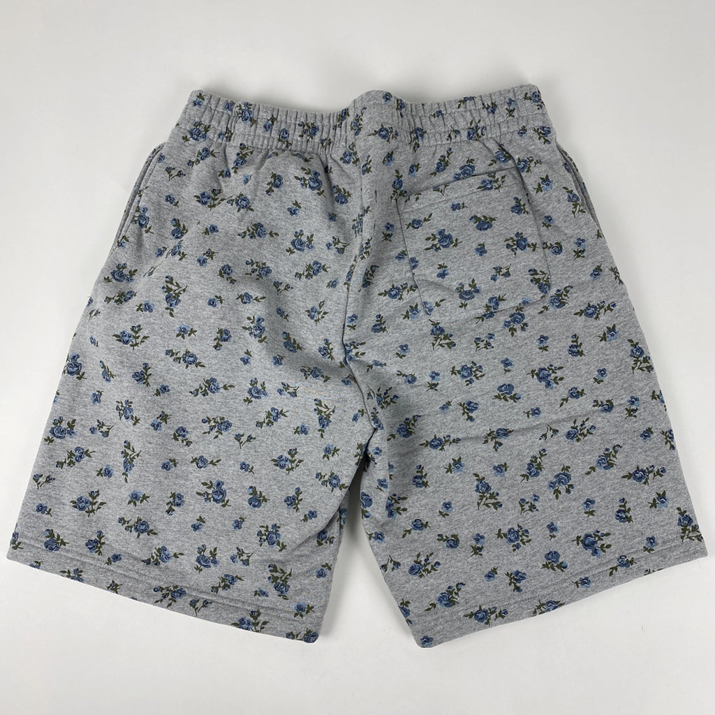 シュプリーム スウェット ショートパンツ ハーフパンツ 花柄 ボトムス グレー メンズ 【中古】