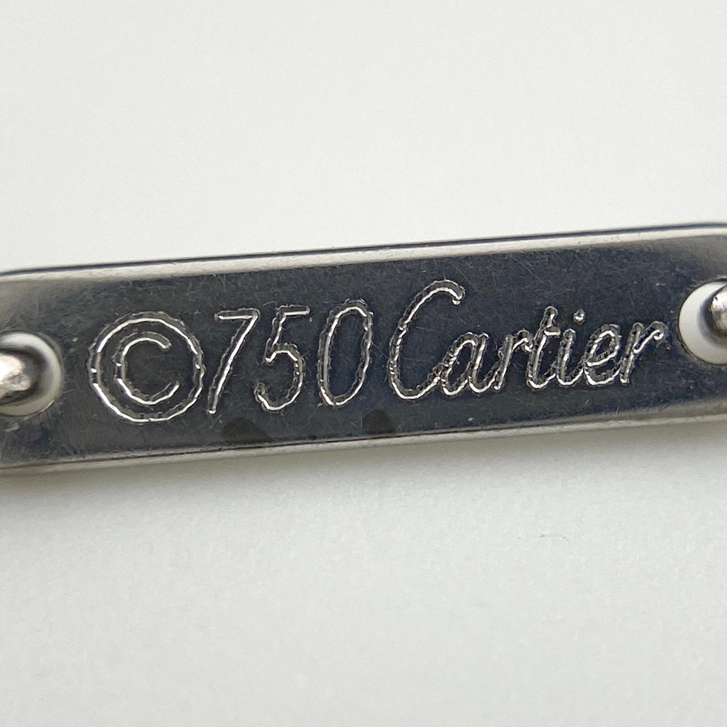 カルティエ クロス ネックレス ペンダント メレダイヤ 十字架 チャーム ネックレス 750 ダイヤモンド レディース 【中古】brjwl