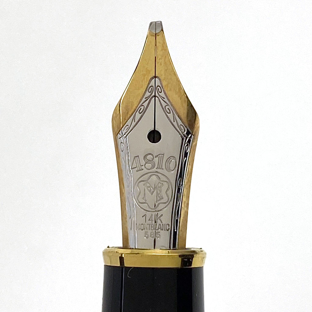 モンブラン マイスターシュティック 万年筆 文房具 筆記具 14K 万年筆 プラスチック ブラック レディース 【中古】brbag