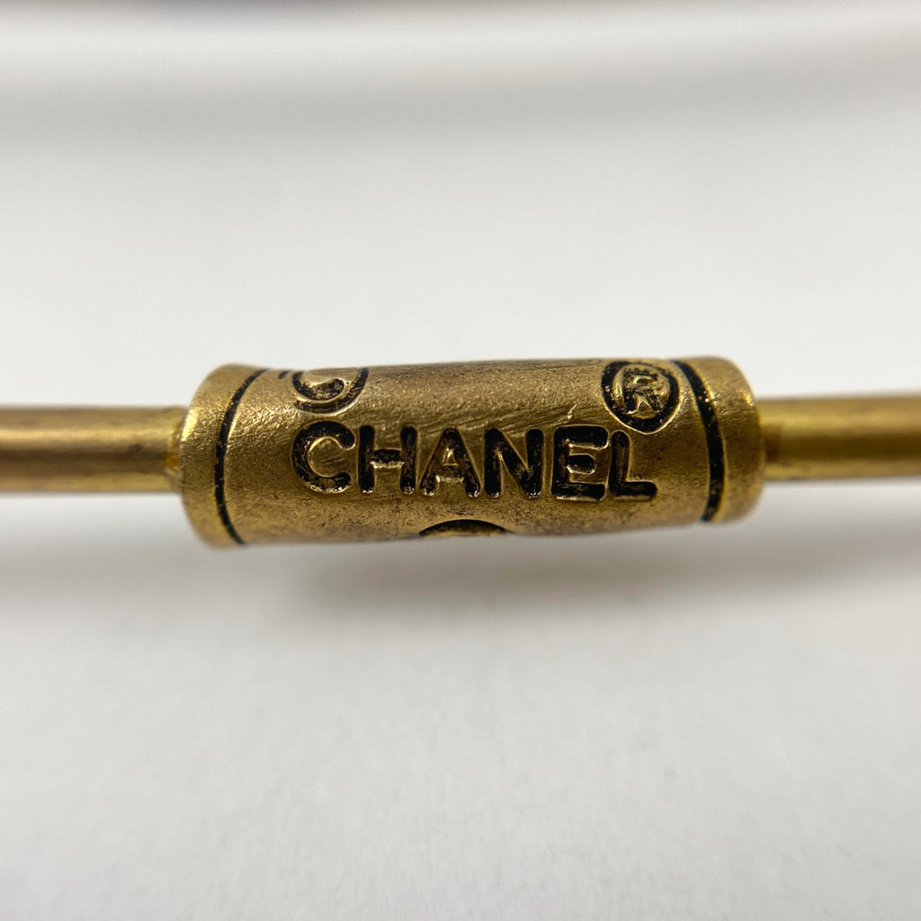 シャネル ココマーク ブローチ スイング ストールピン ブローチ GP ゴールド レディース 【中古】bracc