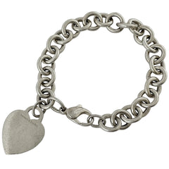 ティファニー ハートタグ チェーン ブレスレット 腕輪 ブレスレット シルバー925 シルバー レディース ブランドアクセサリー 【中古】bracc