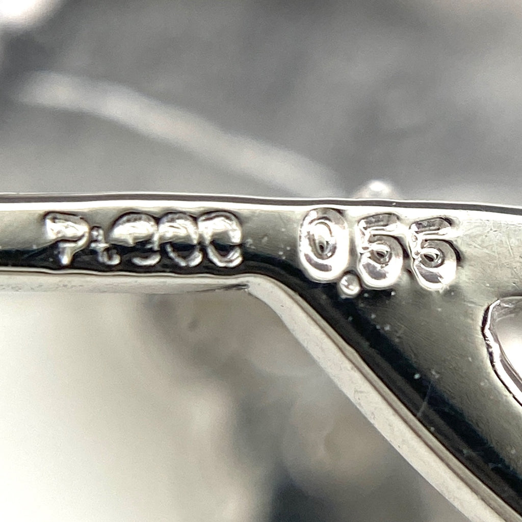 メレダイヤ ペンダントトップ プラチナ  ペンダントトップ Pt900 ダイヤモンド レディース 【中古】nbjwl