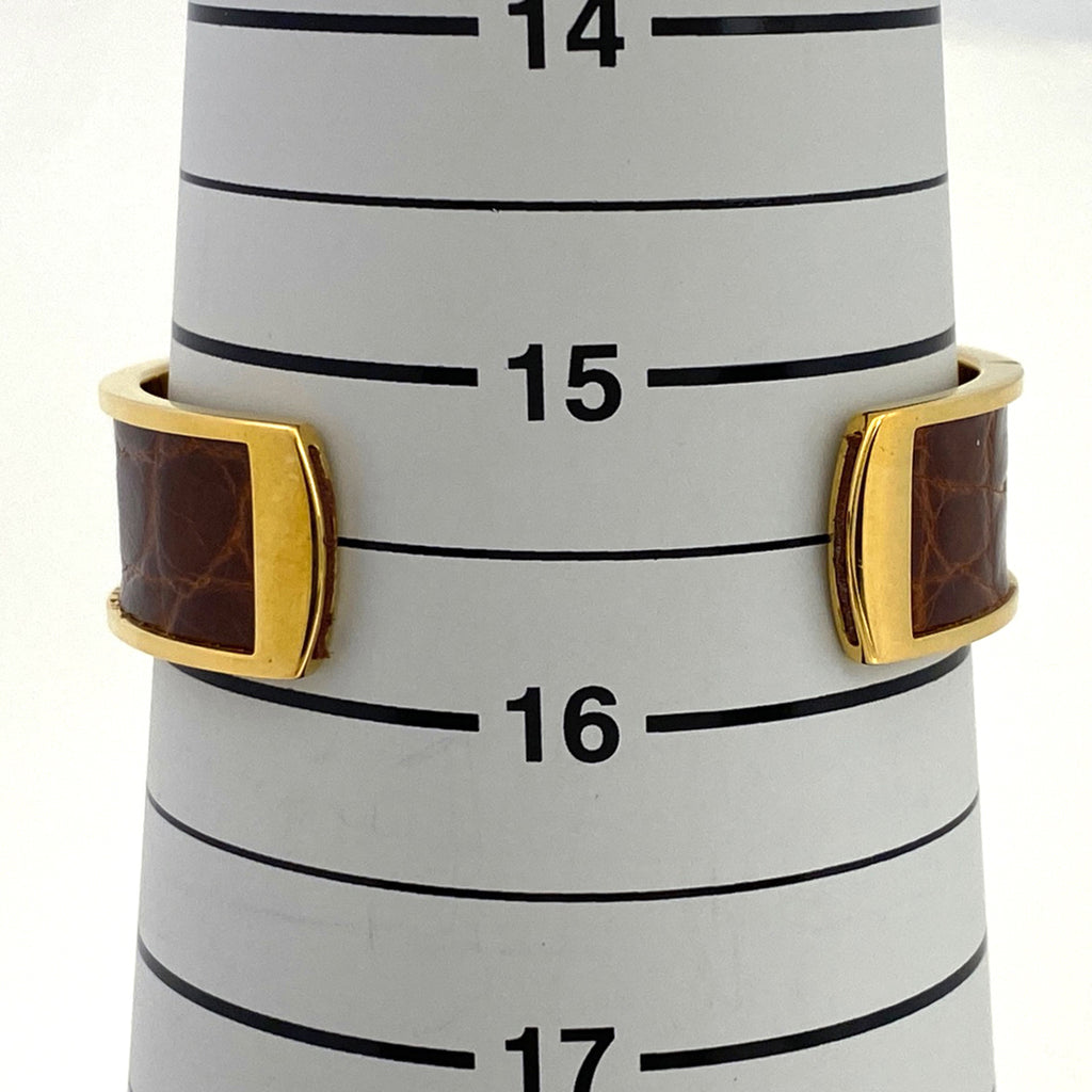 エルメス ケリー バングル ブレスレット 腕輪 バングル GP レザー ブラウン レディース 【中古】 
 ラッピング可
