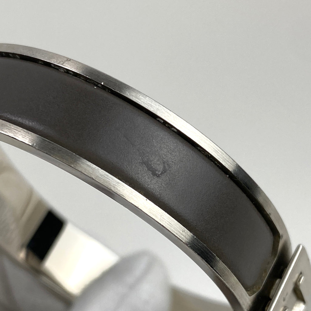 エルメス ジェット バングル ブレスレット Hロゴ 腕輪 バングル メタル シルバー レディース 【中古】 
 ラッピング可