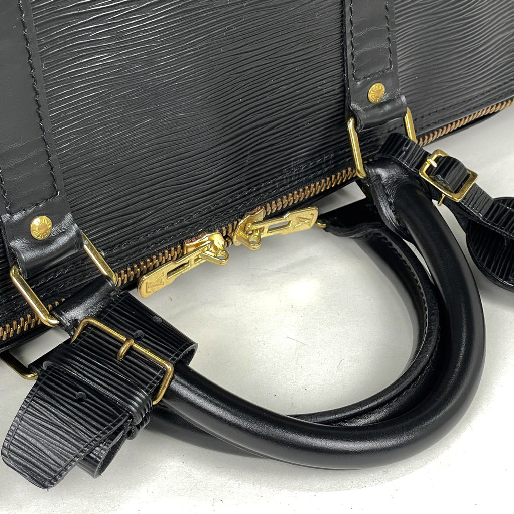 ルイ・ヴィトン キーポル 60 ハンドバッグ 旅行 出張 ビジネス ボストンバッグ エピ ノワール(ブラック) M42942 レディース 【中古】