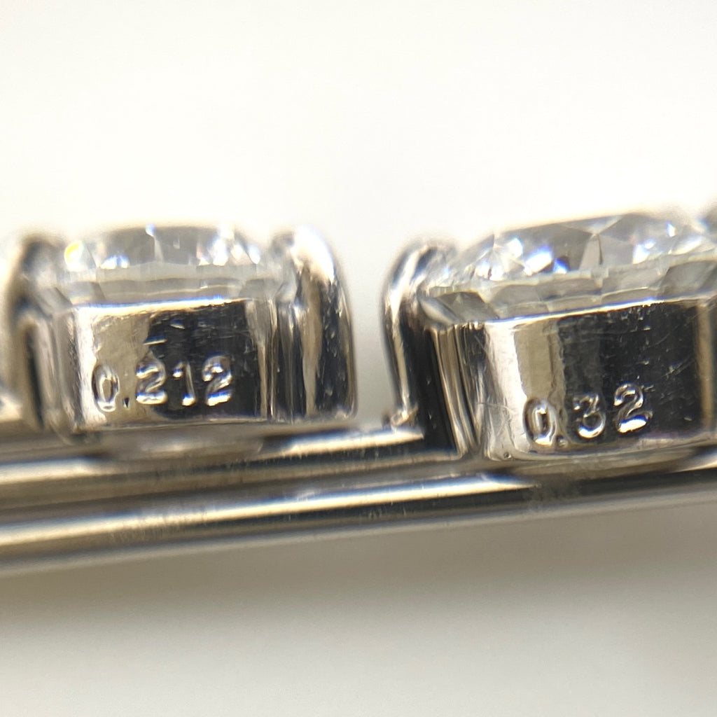【在庫一掃】 ダイヤモンド デザインネックレス プラチナ ペンダント ネックレス Pt900 Pt850 ダイヤモンド レディース 【中古】 nbjwl