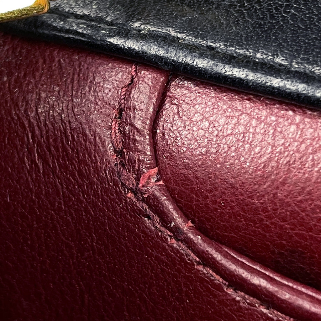 【在庫一掃】 シャネル ココマーク チェーン ショルダーバッグ マトラッセ レザー ブラック レディース 【中古】 brbag