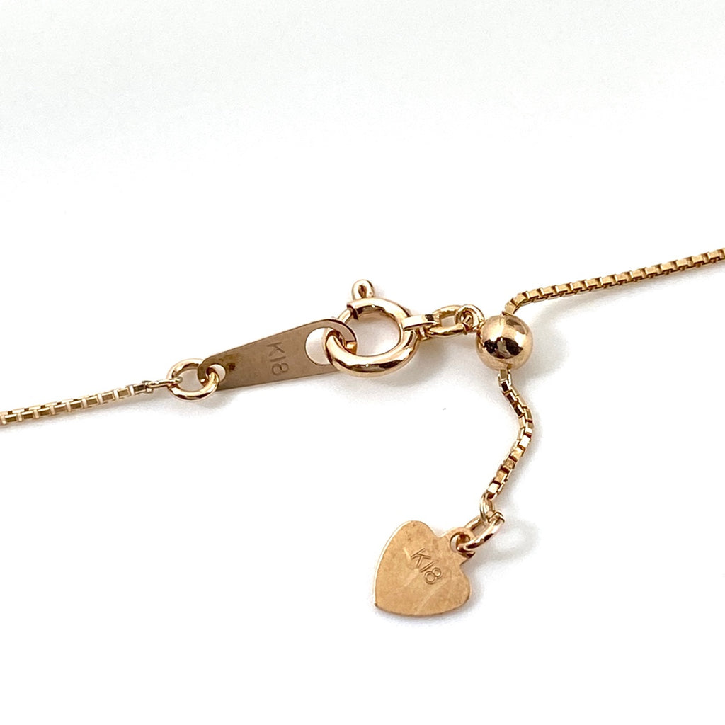 メレダイヤ デザインネックレス PG ピンクゴールド ペンダント ネックレス K18 ダイヤモンド レディース 【中古】nbjwl