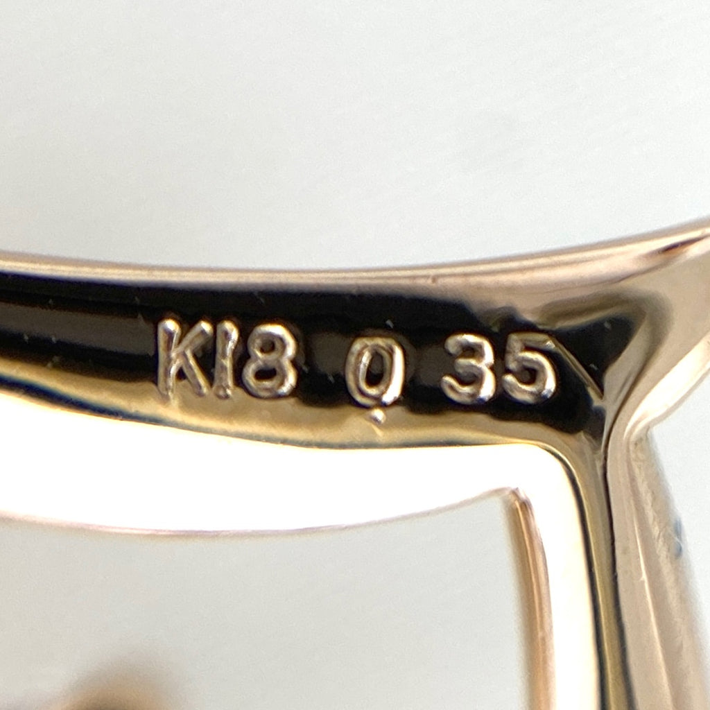 メレダイヤ デザインネックレス PG ピンクゴールド ペンダント ネックレス K18 ダイヤモンド レディース 【中古】nbjwl