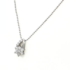 メレダイヤ デザインネックレス プラチナ ペンダント ネックレス Pt900 Pt850 ダイヤモンド レディース 【中古】nbjwl