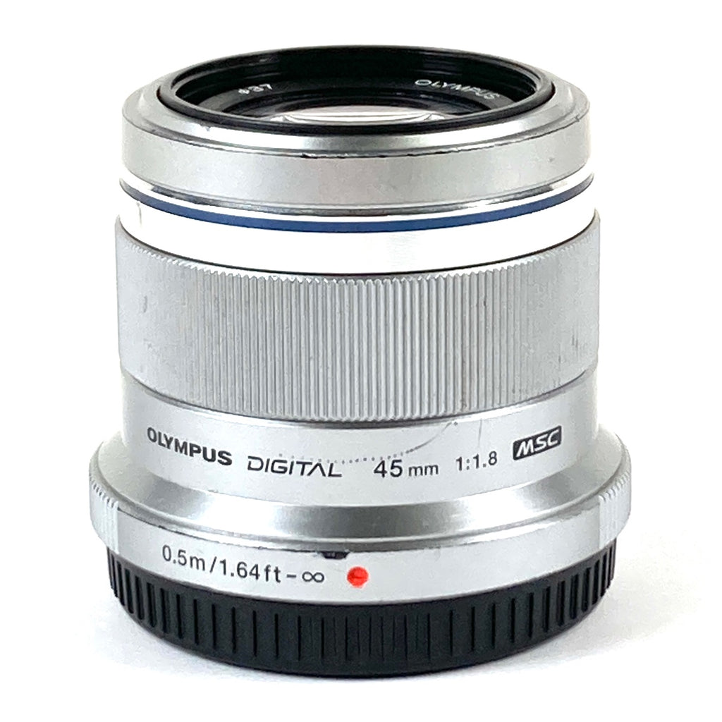 【在庫一掃】 オリンパス OLYMPUS M.ZUIKO DIGITAL 45mm F1.8 シルバー 一眼カメラ用レンズ（オートフォーカス） 【中古】cambb