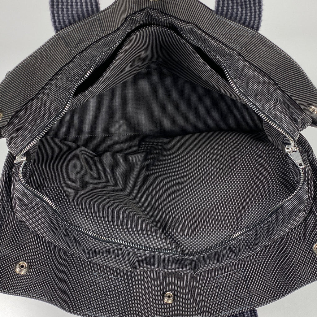 エルメス エールライン MM ハンドバッグ トートバッグ ナイロンキャンバス グレー レディース 【中古】brbag