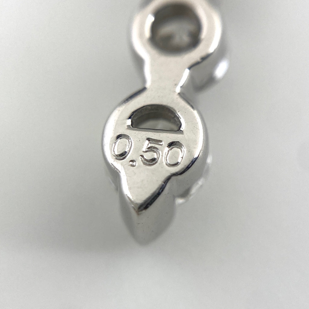 メレダイヤ デザインネックレス プラチナ ペンダント ネックレス Pt900 Pt850 ダイヤモンド レディース 【中古】nbjwl