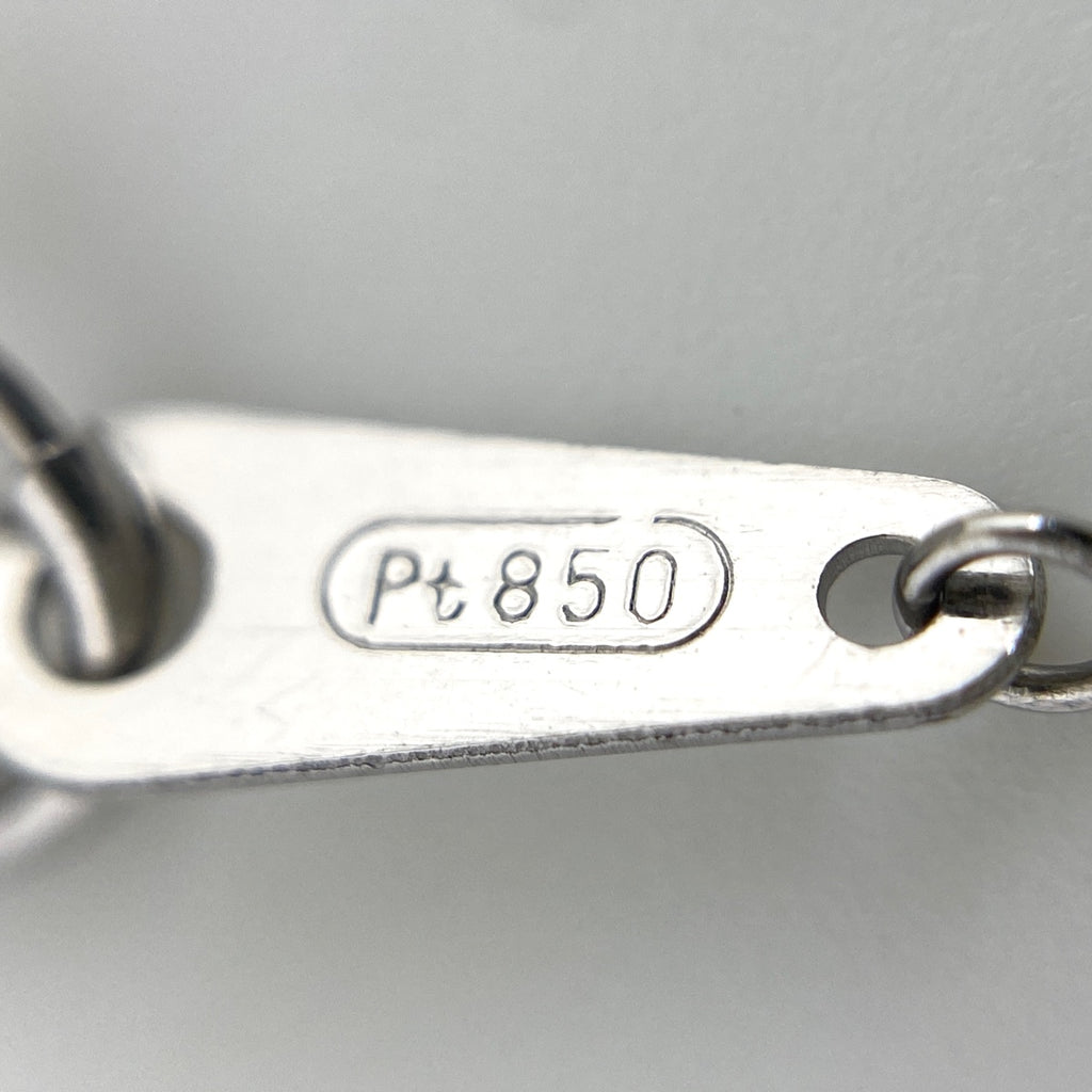 メレダイヤ デザインネックレス プラチナ ペンダント ネックレス Pt900 Pt850 ダイヤモンド レディース 【中古】nbjwl