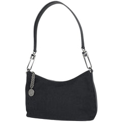 ブルガリ ロゴマニア ショルダーバッグ ワンショルダー ショルダーバッグ キャンバス ブラック レディース 【中古】brbag