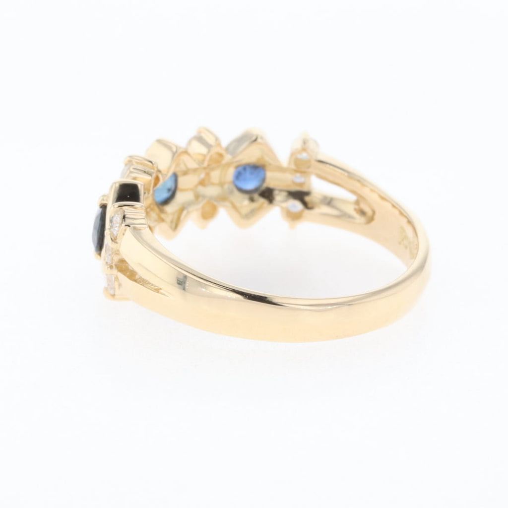 K18 YG サファイア リング 12号 0.72CT レディース 中古 nbjwl