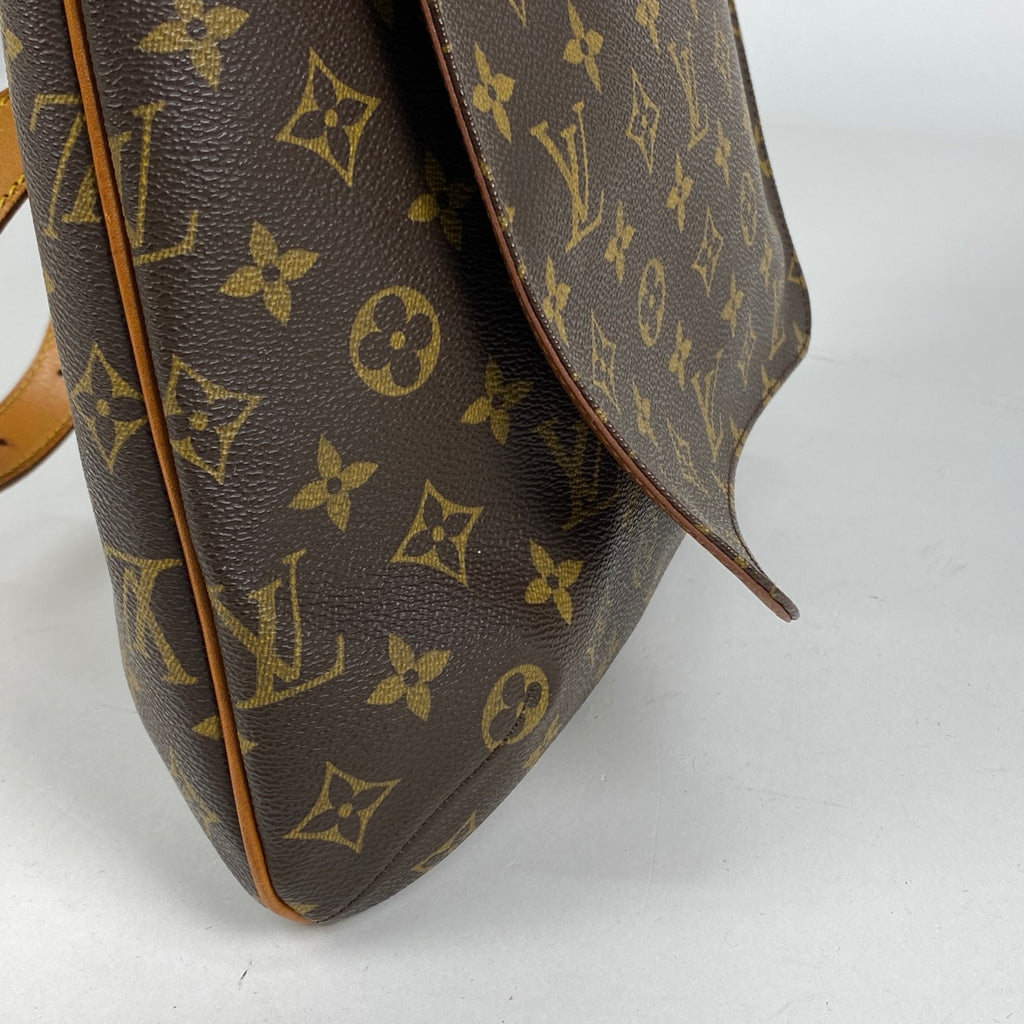 ルイ・ヴィトン ミュゼット 斜め掛け ショルダーバッグ モノグラム ブラウン M51256 レディース 【中古】brbag