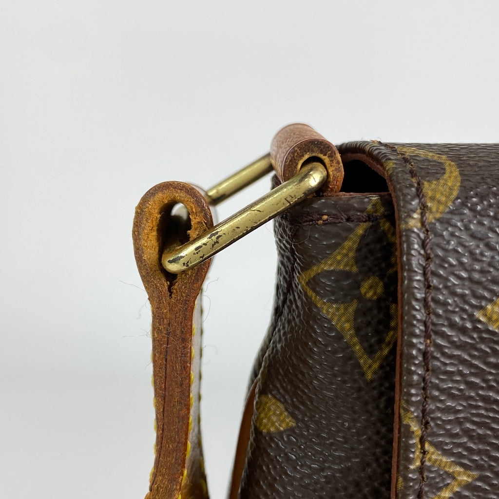 ルイ・ヴィトン ミュゼット 斜め掛け ショルダーバッグ モノグラム ブラウン M51256 レディース 【中古】brbag