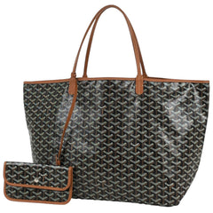 ゴヤール サンルイ GM ショルダーバッグ トートバッグ コーティングキャンバス ブラウン レディース 【中古】brbag