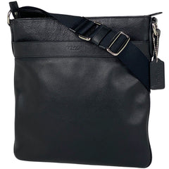 コーチ ロゴ ショルダーバッグ 斜め掛け ショルダーバッグ レザー ブラック F54780 レディース 【中古】brbag