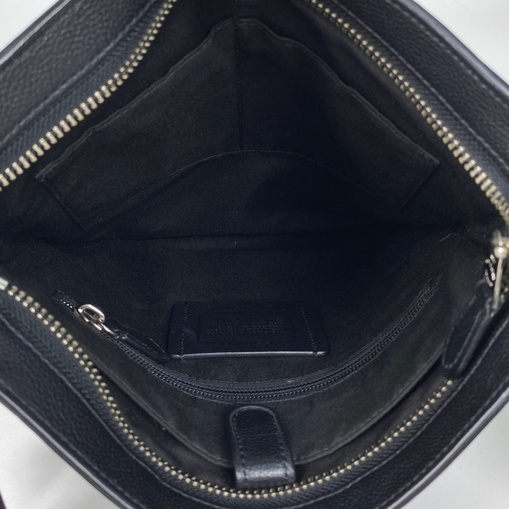 コーチ ロゴ ショルダーバッグ 斜め掛け ショルダーバッグ レザー ブラック F54780 レディース 【中古】brbag