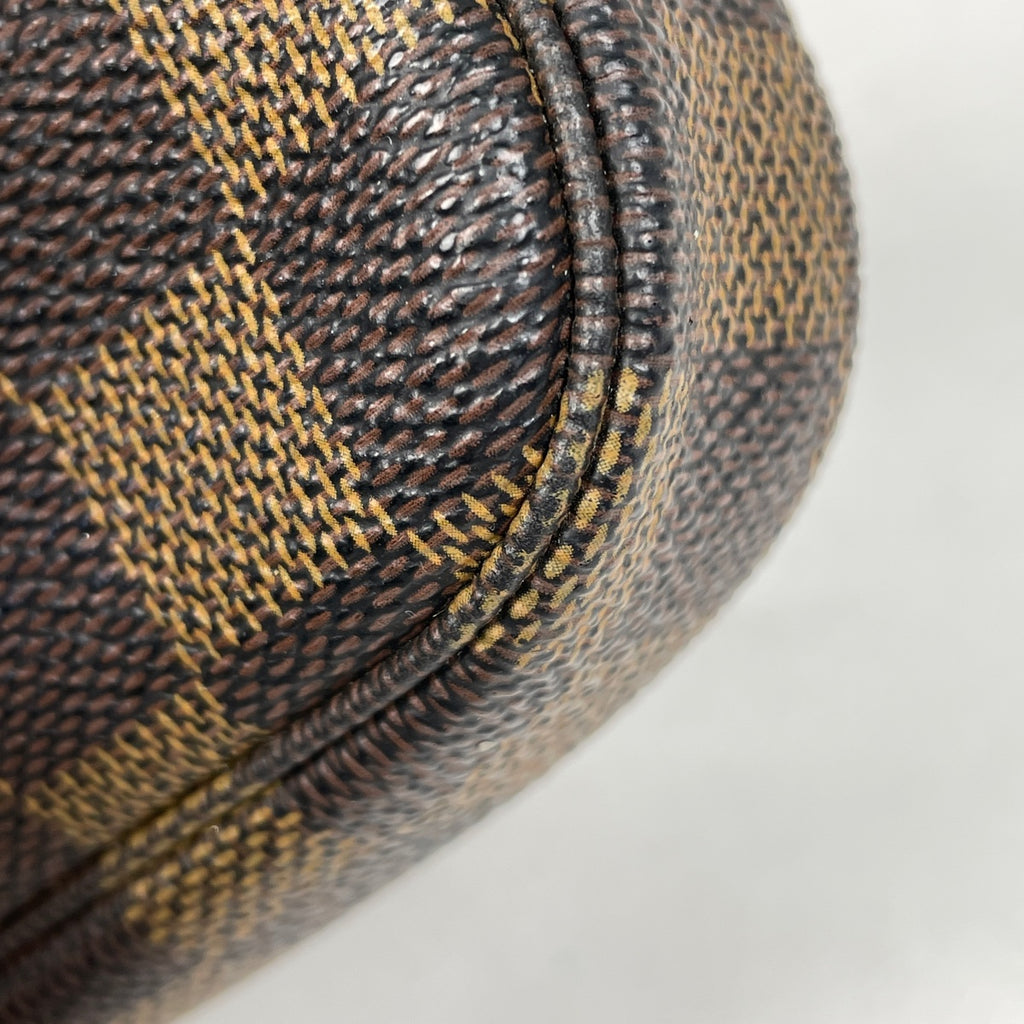 ルイ・ヴィトン ミニ ポシェット アクセソワール メイク コスメ アクセサリーポーチ ダミエ ブラウン N58009 レディース 【中古】brbag