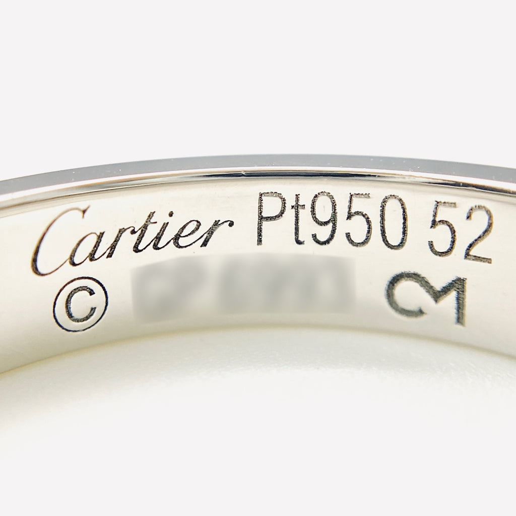 カルティエ ミニ ラブリング プラチナ 指輪 リング 12号 Pt950 レディース 【中古】 
 ラッピング可