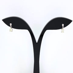 ダイヤモンド デザインピアス プラチナ ピアス Pt900 ダイヤモンド レディース 【中古】  nbjwl