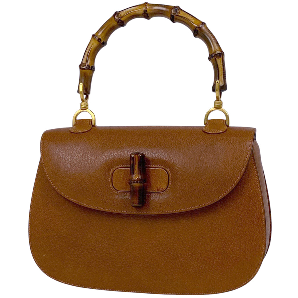 グッチ バンブー ハンドバッグ 2WAY ショルダーバッグ オールドグッチ 000010633 ハンドバッグ レザー ブラウン レディース 【中古】brbag