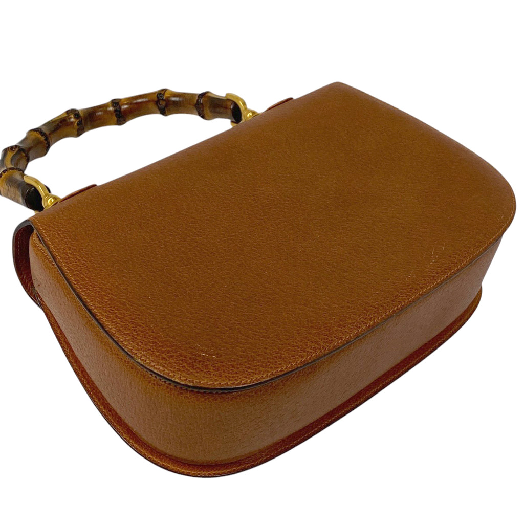 グッチ バンブー ハンドバッグ 2WAY ショルダーバッグ オールドグッチ 000010633 ハンドバッグ レザー ブラウン レディース 【中古】brbag