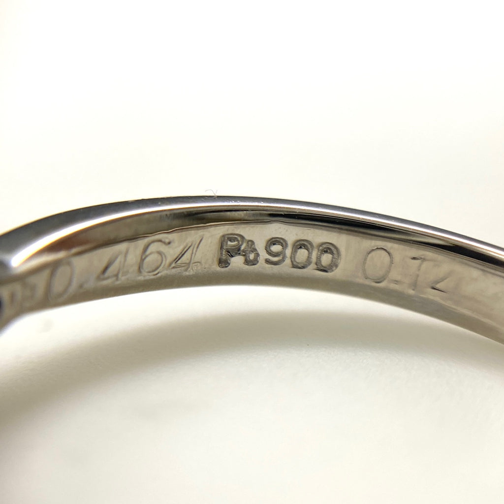 ダイヤモンド デザインリング プラチナ メレダイヤ 指輪 リング 7.5号 Pt900 ダイヤモンド レディース 【中古】nbjwl