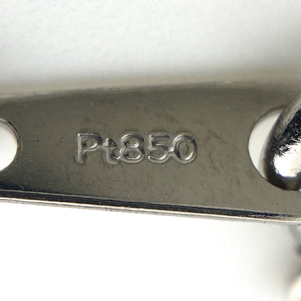 クロスモチーフ デザインネックレス プラチナ ペンダント メレダイヤ 十字架 ネックレス Pt900 Pt850 ダイヤモンド レディース 【中古】nbjwl