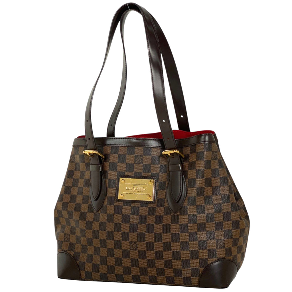 ルイ・ヴィトン ハムステッド MM ショルダーバッグ トートバッグ ダミエ ブラウン N51204 レディース 【中古】brbag