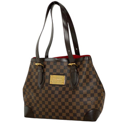 ルイ・ヴィトン ハムステッド MM ショルダーバッグ トートバッグ ダミエ ブラウン N51204 レディース 【中古】brbag