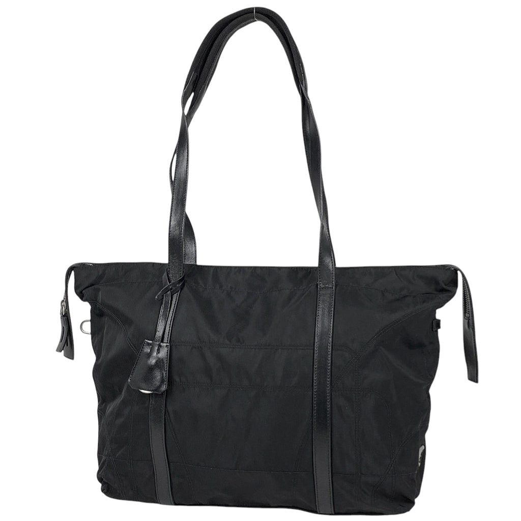 プラダ ロゴプレート トートバッグ ショルダーバッグ トートバッグ ナイロン ネロ(ブラック) レディース 【中古】brbag