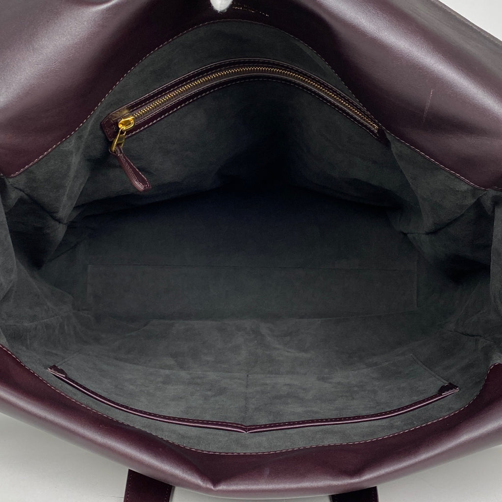 ダンヒル ロゴ トートバッグ 肩掛け アルフレッド トートバッグ レザー ボルドー メンズ 【中古】brbag