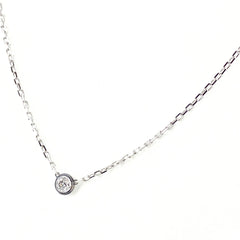 カルティエ ダムール SM ネックレス WG ホワイトゴールド ダイヤモンド ペンダント ネックレス 750 ダイヤモンド レディース 【中古】brjwl
