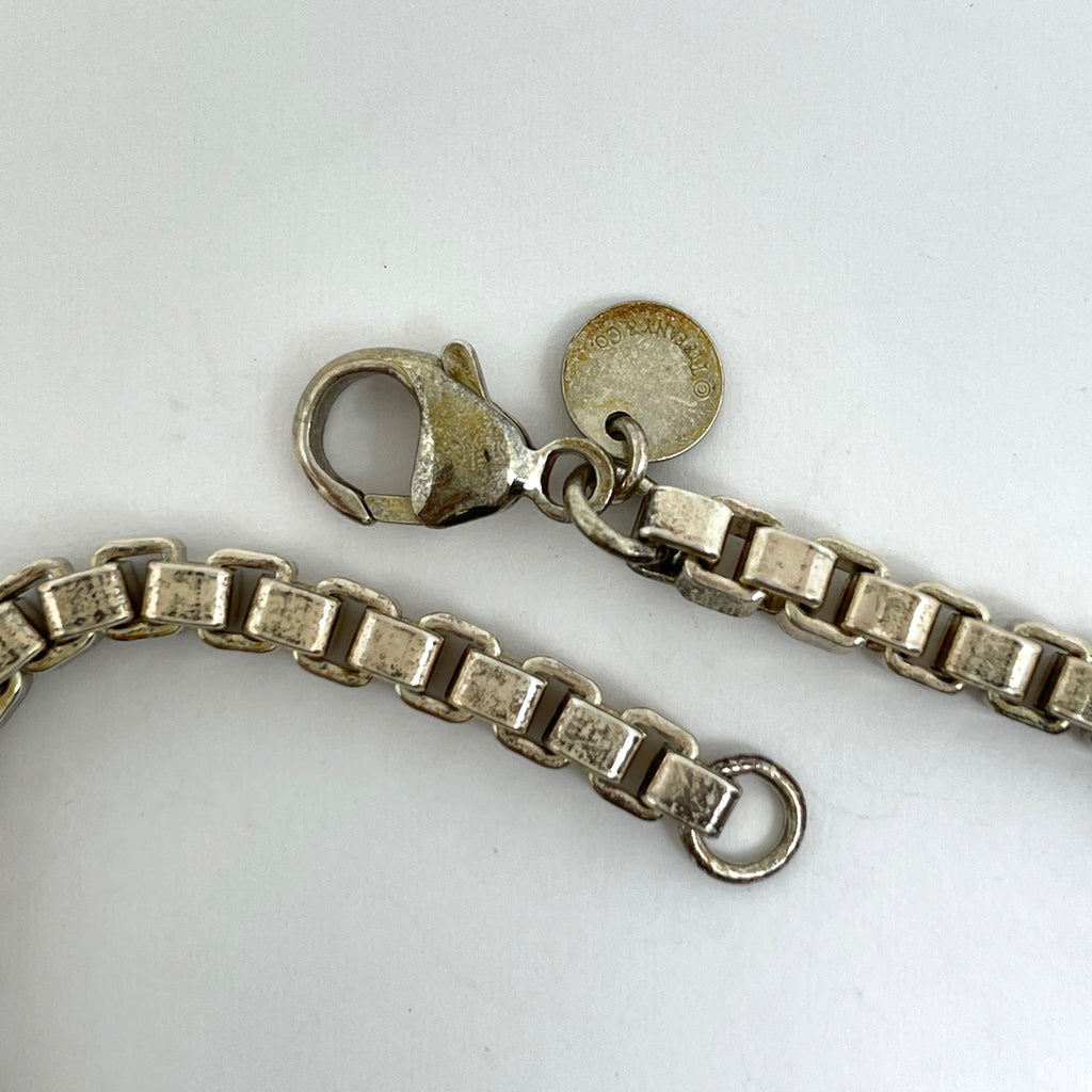 ティファニー ベネチアン ブレスレット 腕輪 チェーン ブレスレット シルバー925 シルバー レディース 【中古】bracc