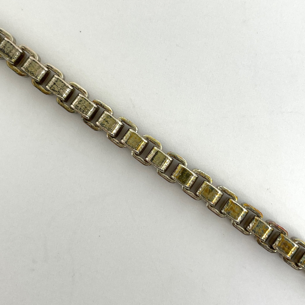 ティファニー ベネチアン ブレスレット 腕輪 チェーン ブレスレット シルバー925 シルバー レディース 【中古】bracc