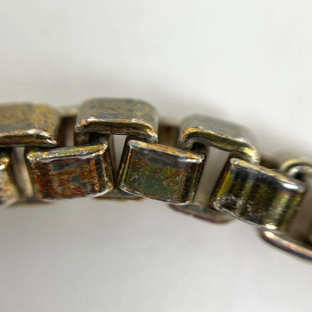 ティファニー ベネチアン ブレスレット 腕輪 チェーン ブレスレット シルバー925 シルバー レディース 【中古】bracc