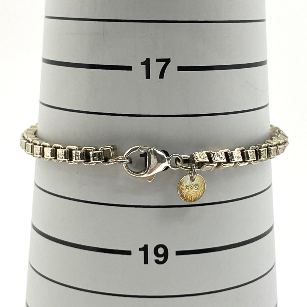 ティファニー ベネチアン ブレスレット 腕輪 チェーン ブレスレット シルバー925 シルバー レディース 【中古】bracc