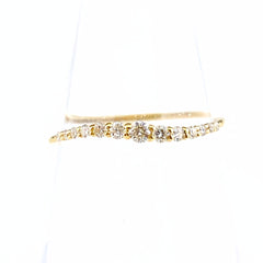 リメイク メレダイヤ デザインリング YG イエローゴールド 指輪 リング 11号 K18 ダイヤモンド レディースnbjwl