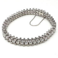 メレダイヤ デザインブレスレット ブレスレット 750 ダイヤモンド レディース ノンブランドジュエリー 【中古】nbjwl