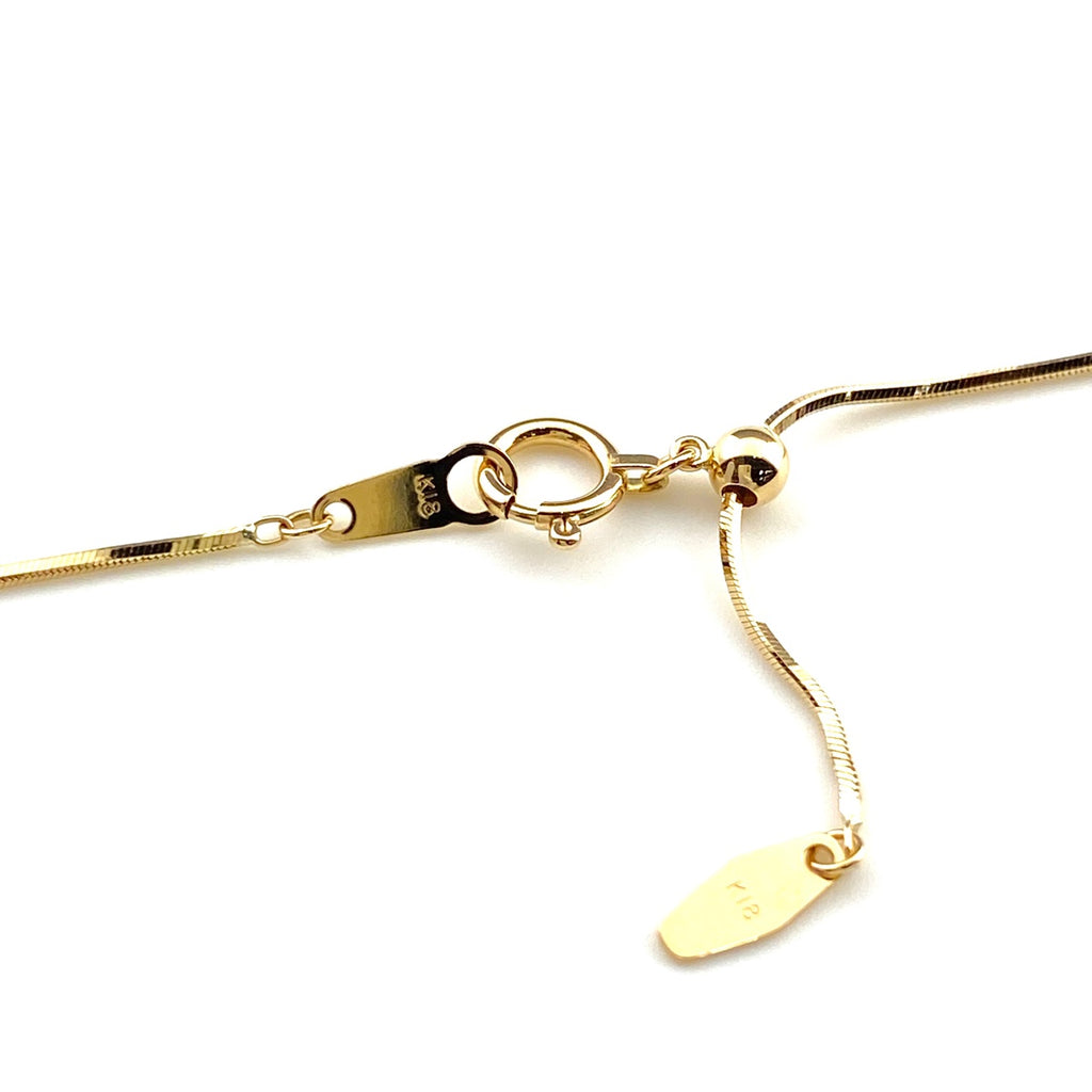 GSTV ダイヤモンド デザインネックレス YG イエローゴールド ペンダント ネックレス K18 ダイヤモンド レディース 【中古】brjwl