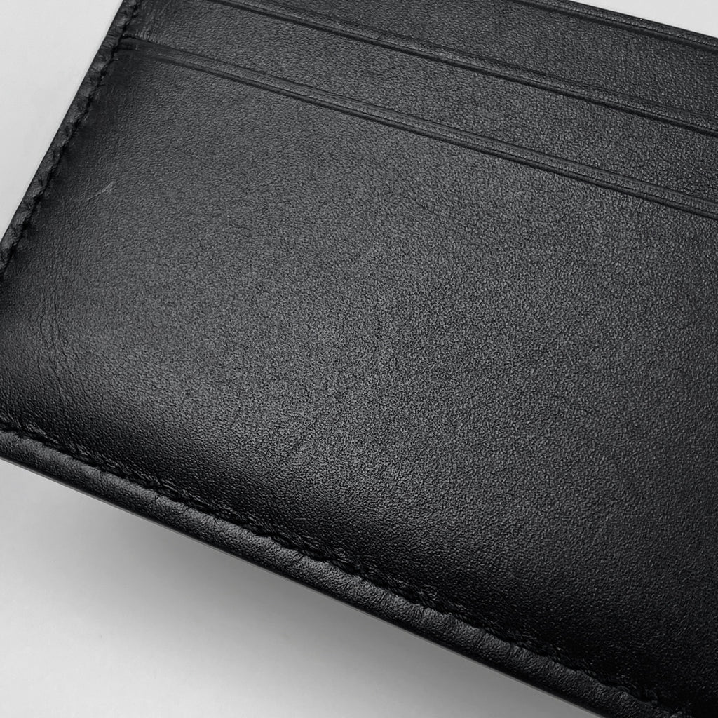 ティファニー ロゴ カードケース パスケース 定期入れ レザー ブラック レディース 【中古】brbag