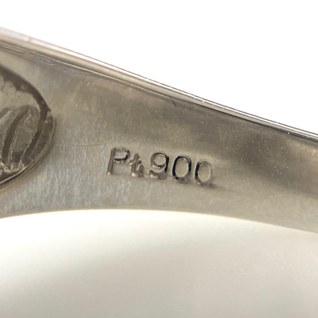 メレダイヤ デザインリング プラチナ 指輪 リング 12号 Pt900 ダイヤモンド レディース 【中古】nbjwl