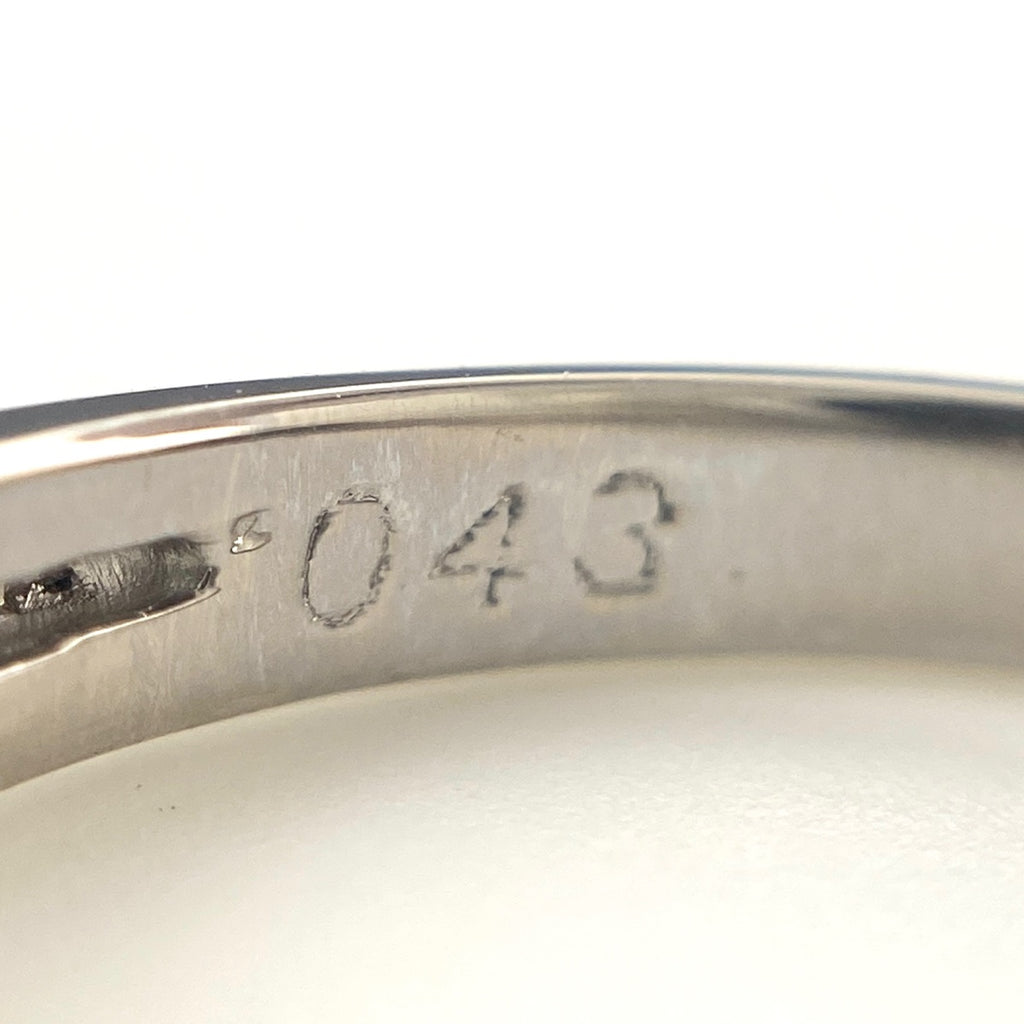 メレダイヤ デザインリング プラチナ 指輪 リング 11号 Pt900 ダイヤモンド レディース 【中古】nbjwl